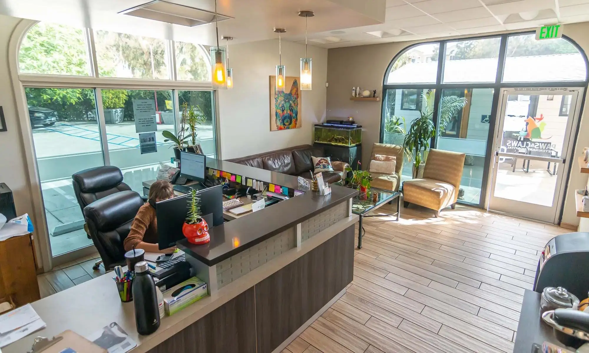 Our front desk